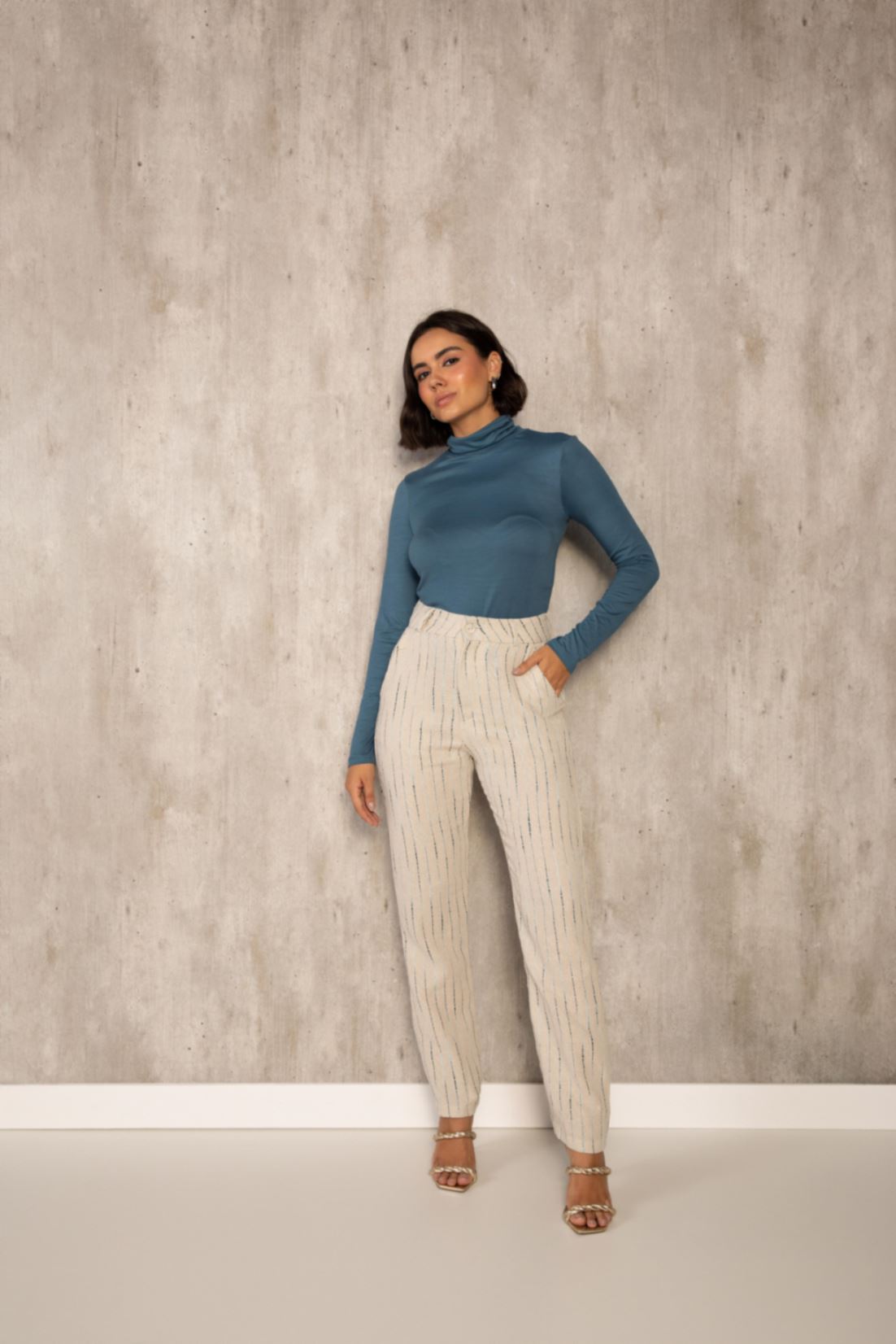 CALCA FEM BE EIGHT 8001836 - CENOURA ALFAIATARIA