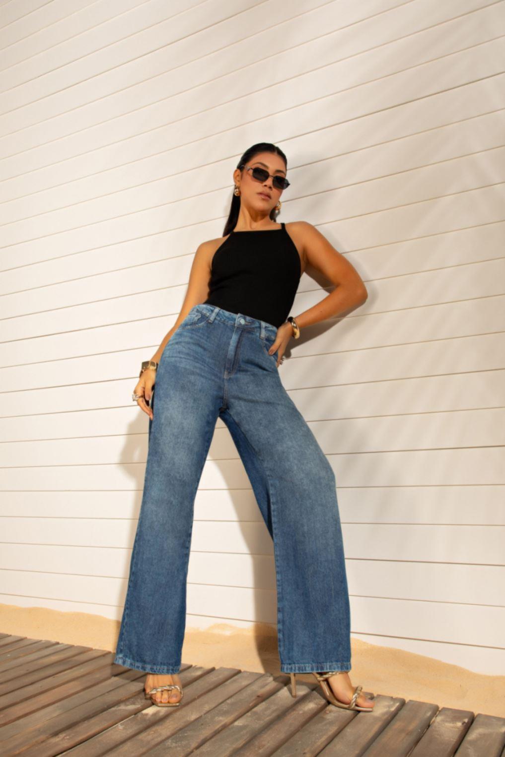CALCA FEM BE EIGHT 8001916 - WIDE LEG