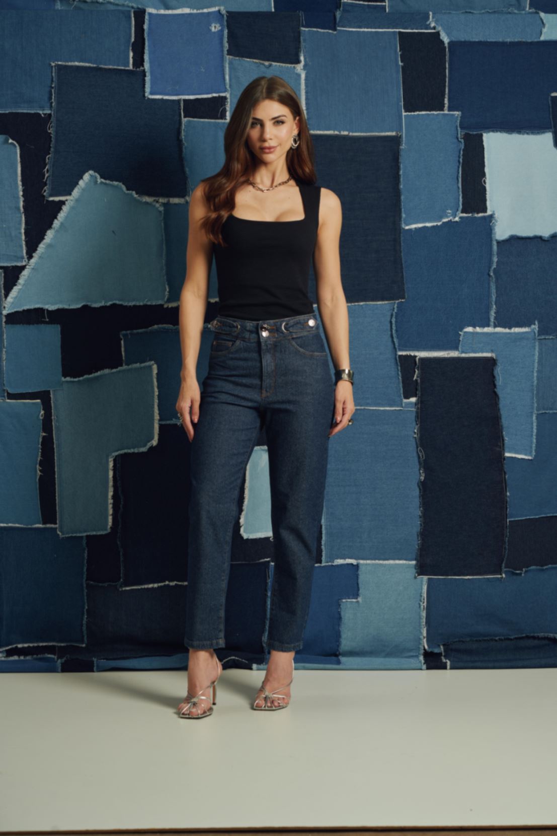 Calça Fem Mom