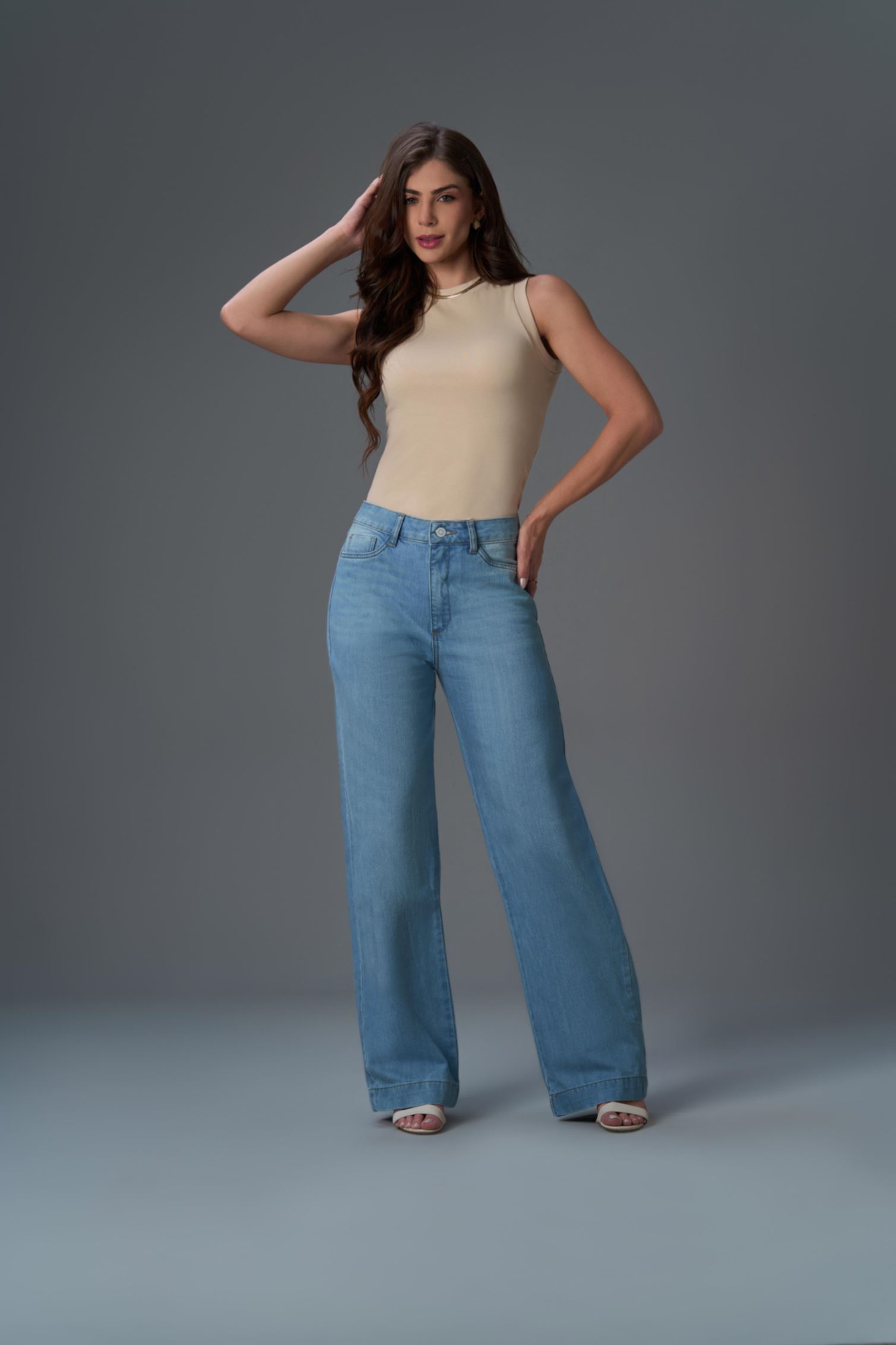 CALCA FEM B8 9020611 - WIDE LEG