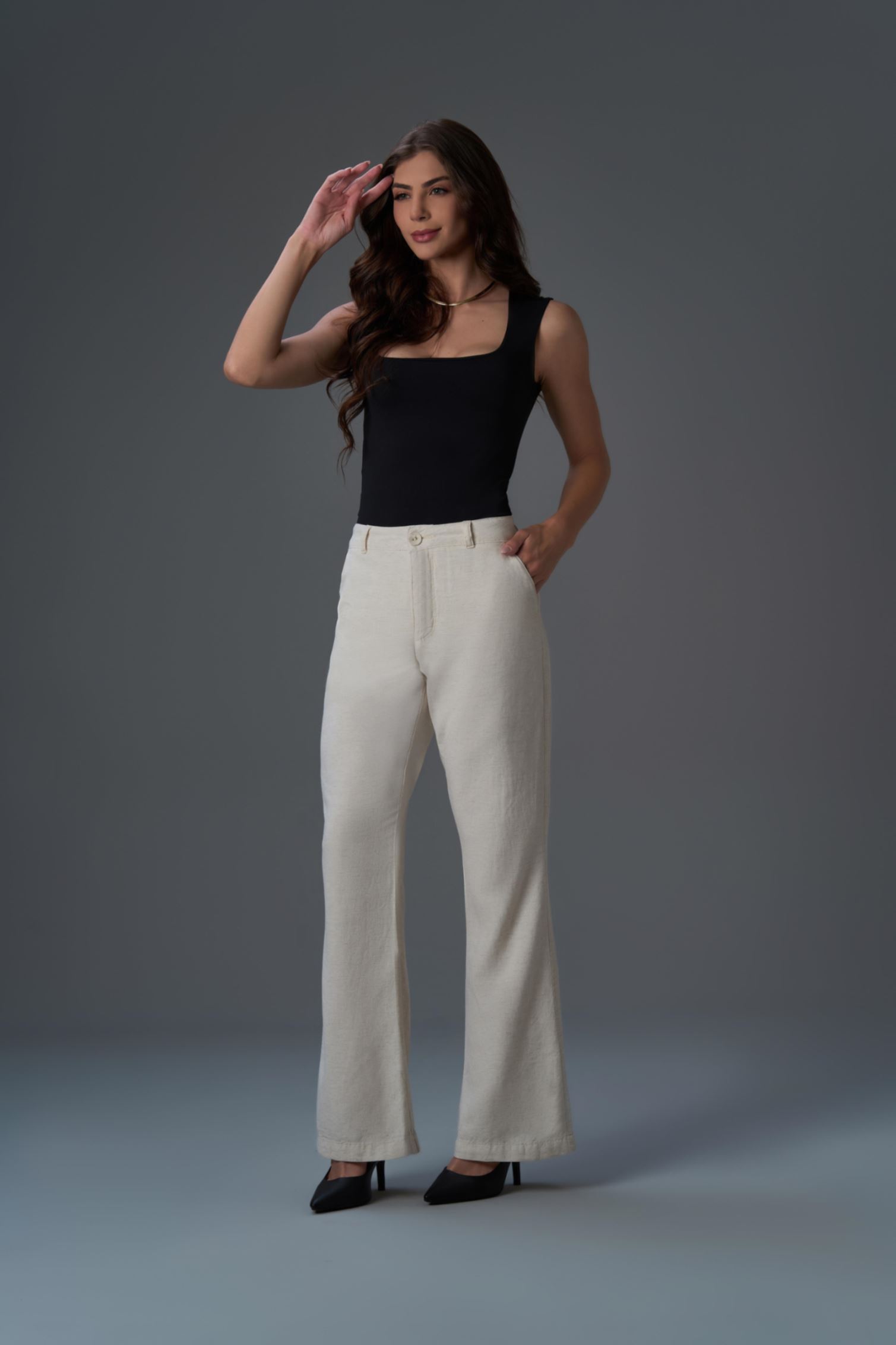 CALCA FEM B8 9020631 - WIDE LEG