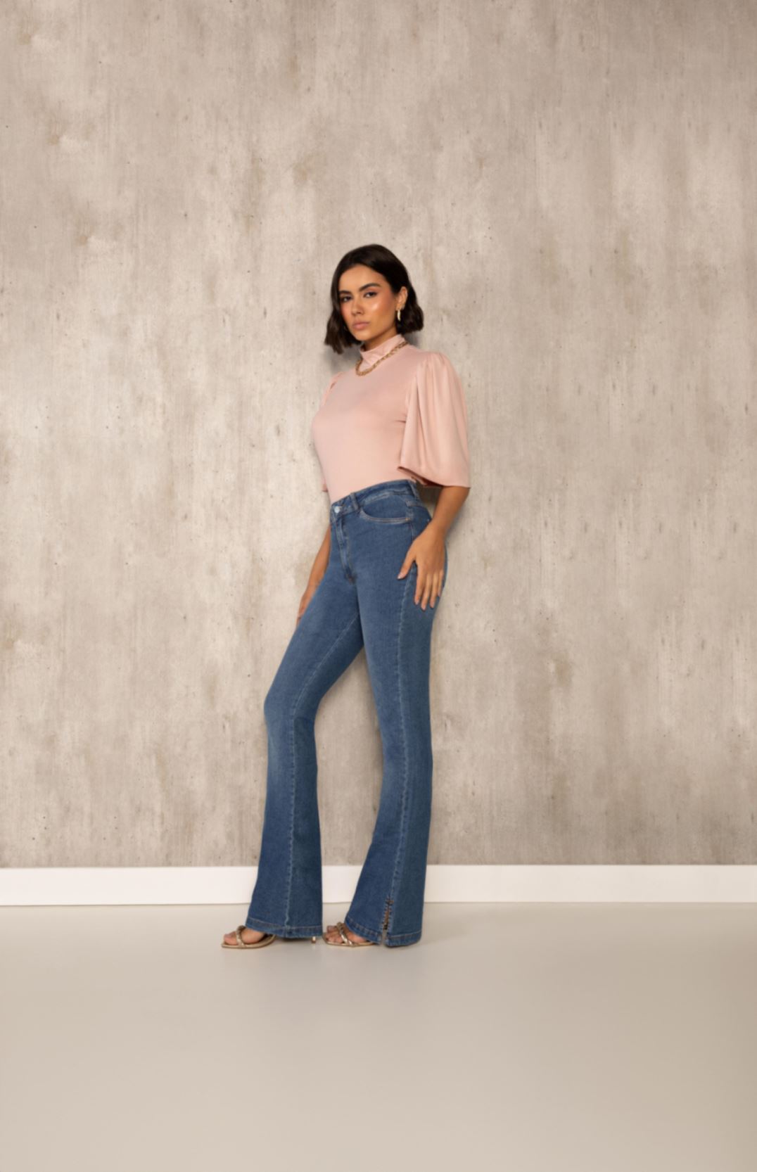 BLUSA FEM. BE EIGHT 8070227 - CAVA FRANZIDA