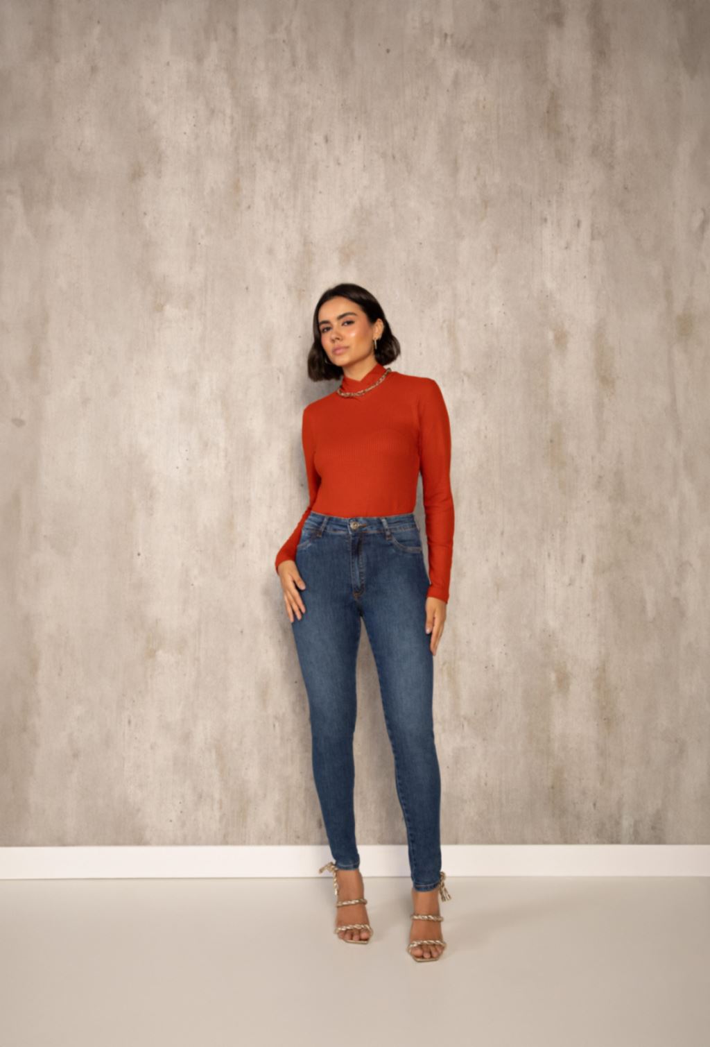 BLUSA FEM. BE EIGHT 8070230 - CACHARREL DECOTE V