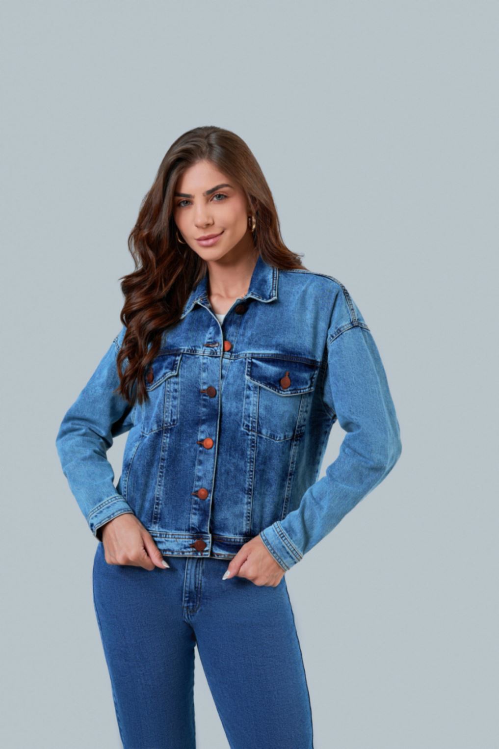 JAQUETA FEM. BE EIGHT 8130144 - OVERSIZED
