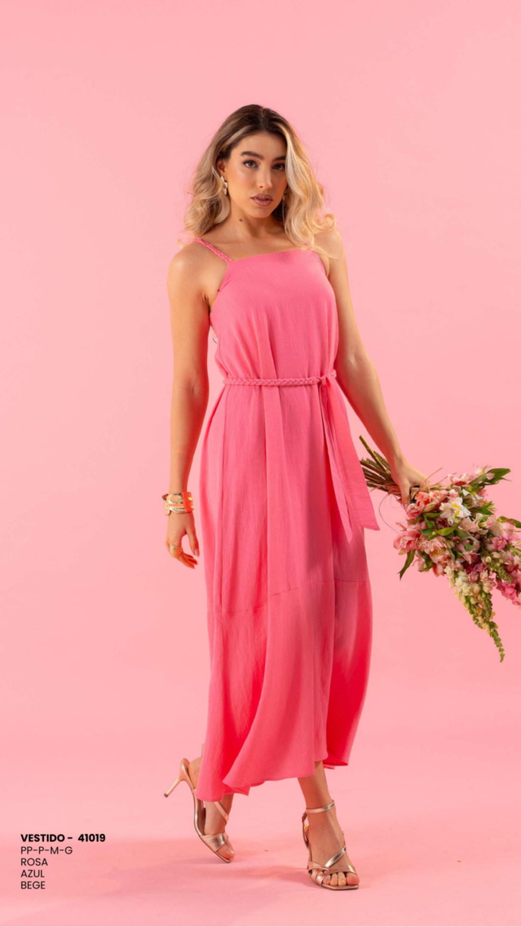 VESTIDO CINTO TRANÇADO