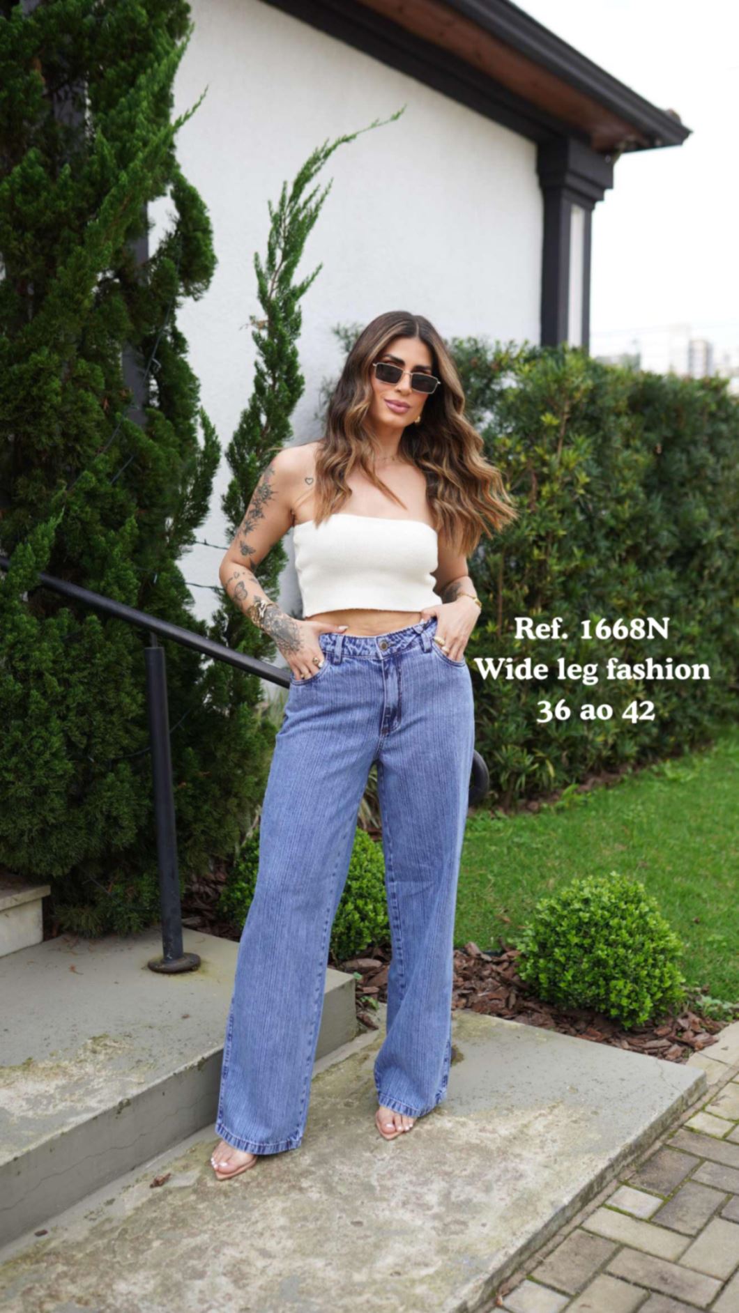 CALÇA WIDE LEG FASHION