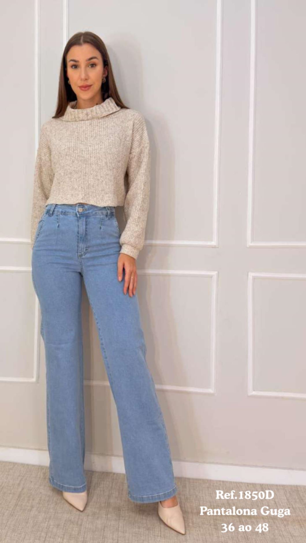 CALÇA PANTALONA ELASTANO GUGA
