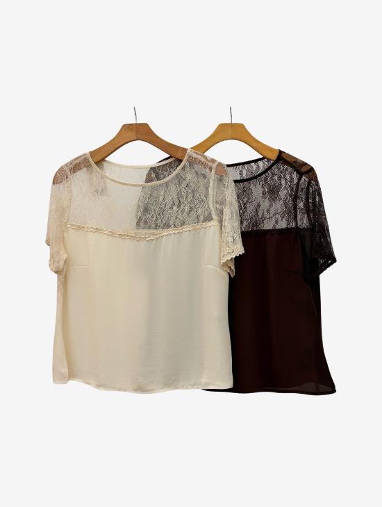 BLUSA C/ RENDA