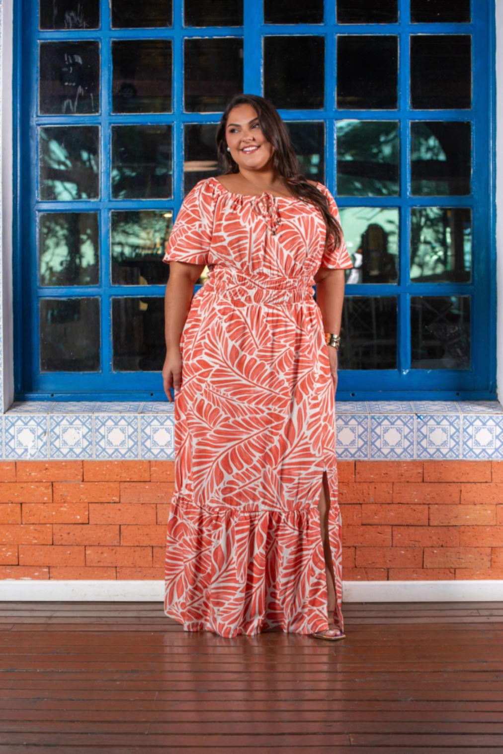 VESTIDO VISCOSE ABSTRATO