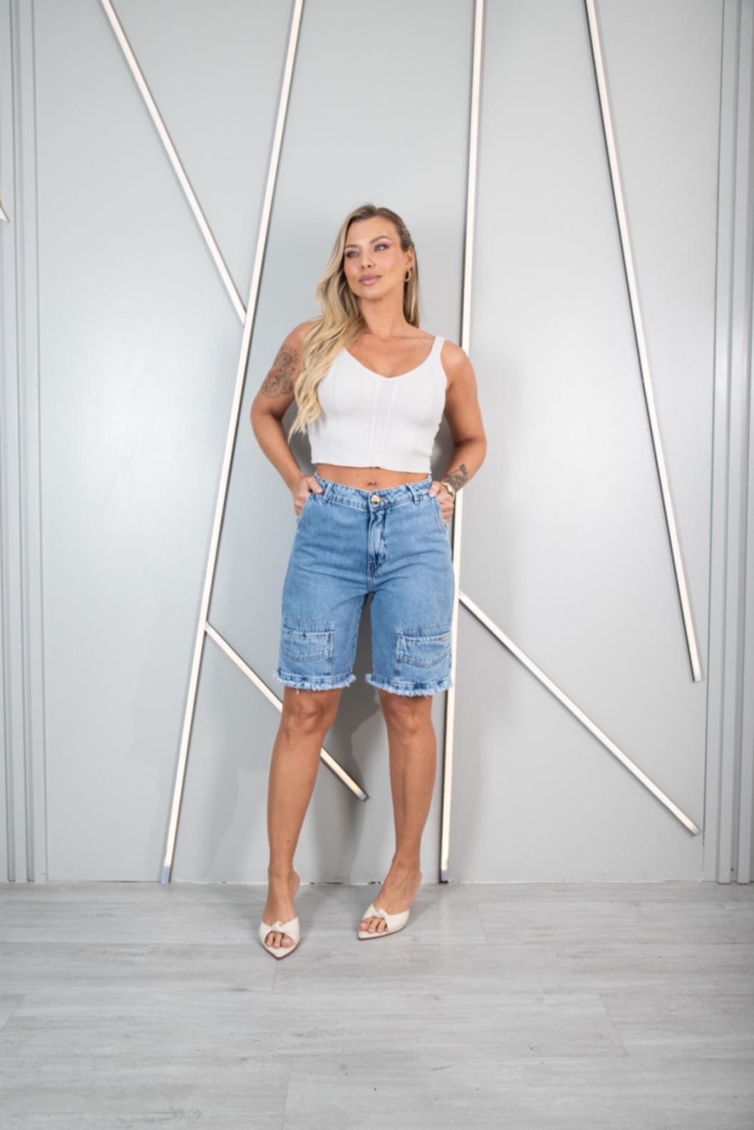 BERMUDA FEMININA JORTS CARGO