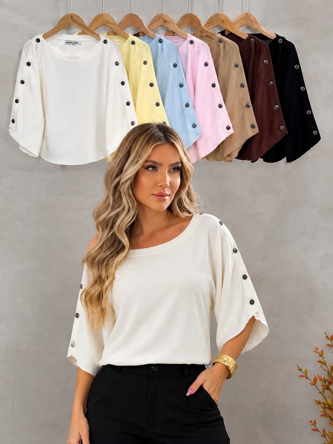 Blusa modal morcego